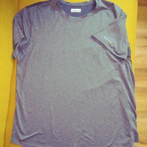 Columbia Classic Crew Neck Blue t_shirt Sz XL
